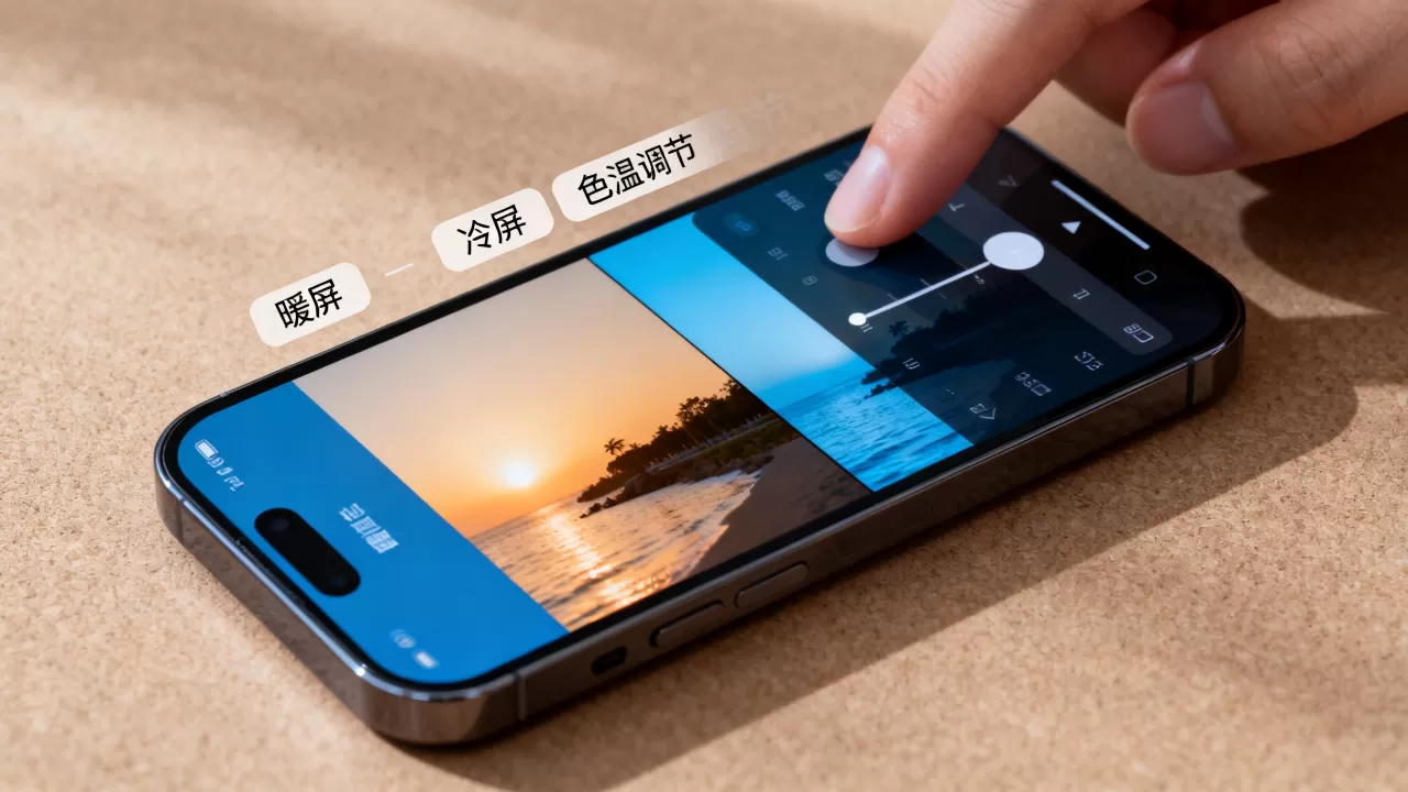 iphone是暖屏还是冷屏好，iphone屏幕色温调节