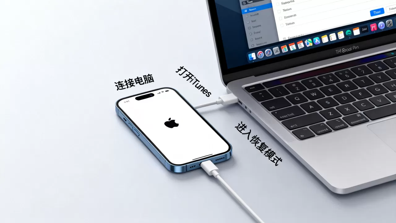 iphone白苹果了怎么刷机，iphone白苹果恢复方法