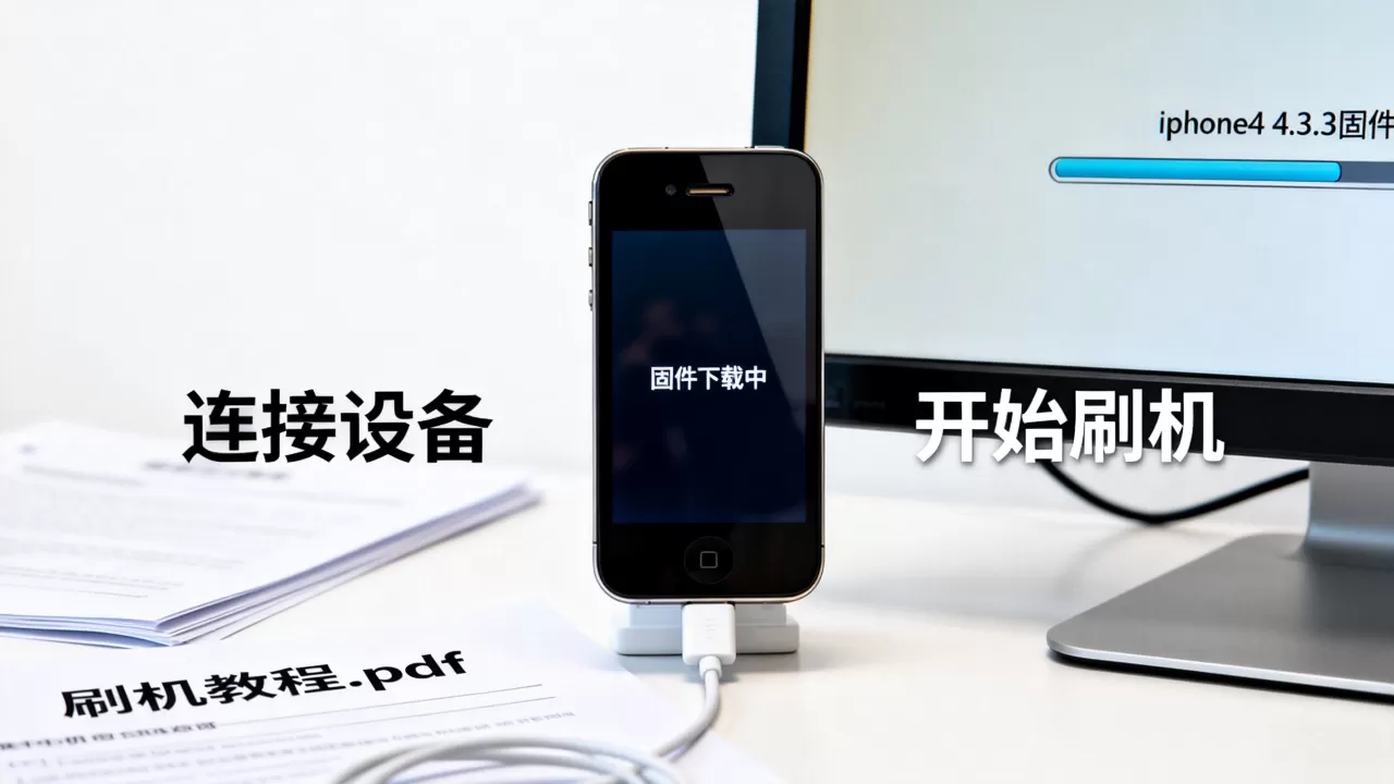 iphone4 4.3.3固件怎么刷？iphone4 4.3.3固件下载