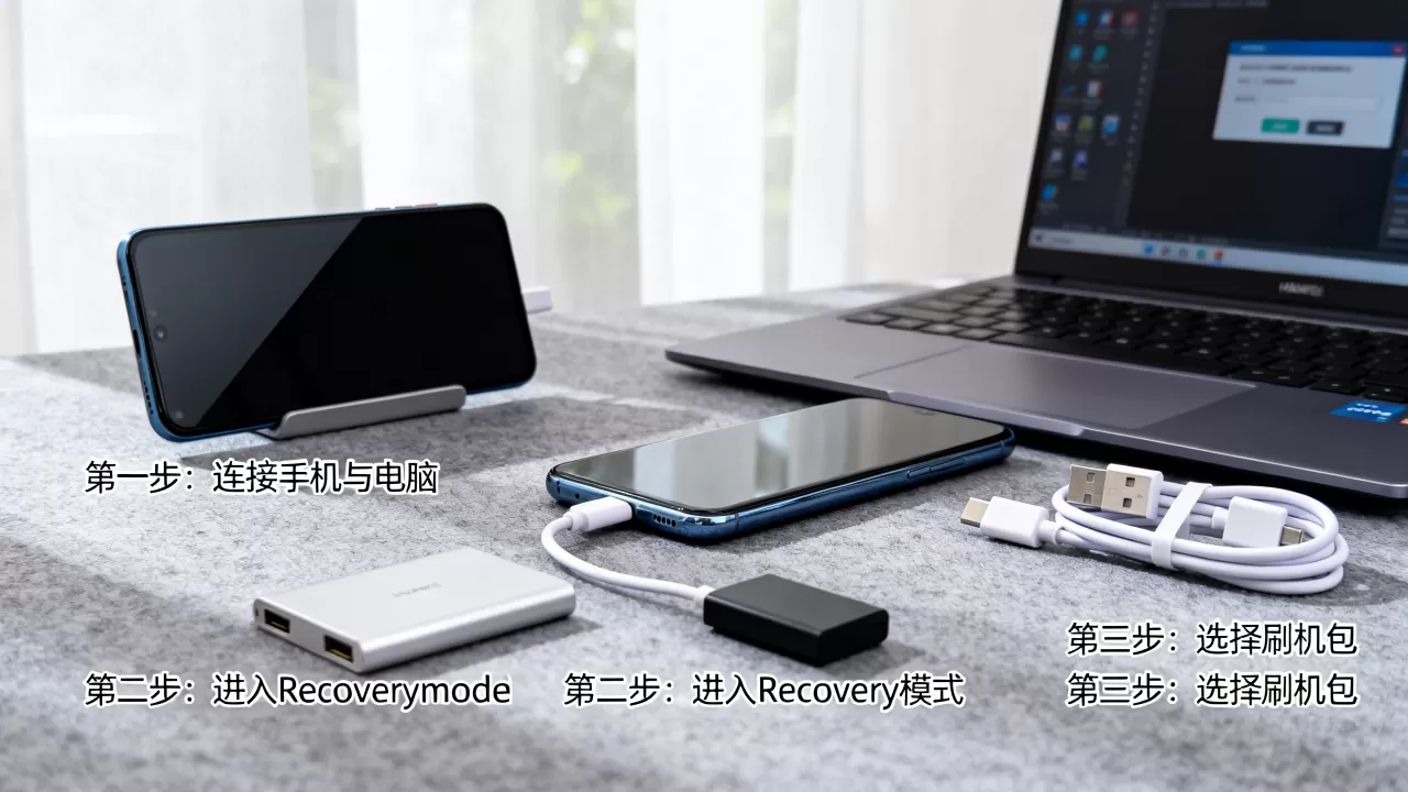 华为手机怎么刷机教程，华为手机刷机步骤