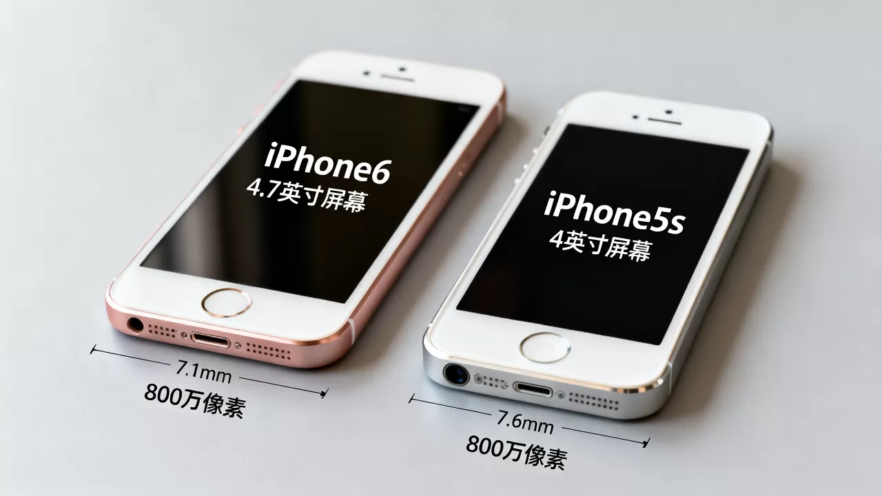 iPhone6和5s区别是什么?iPhone6和5s区别 iPhone6和5s区别是什么?iPhone6和5s区别