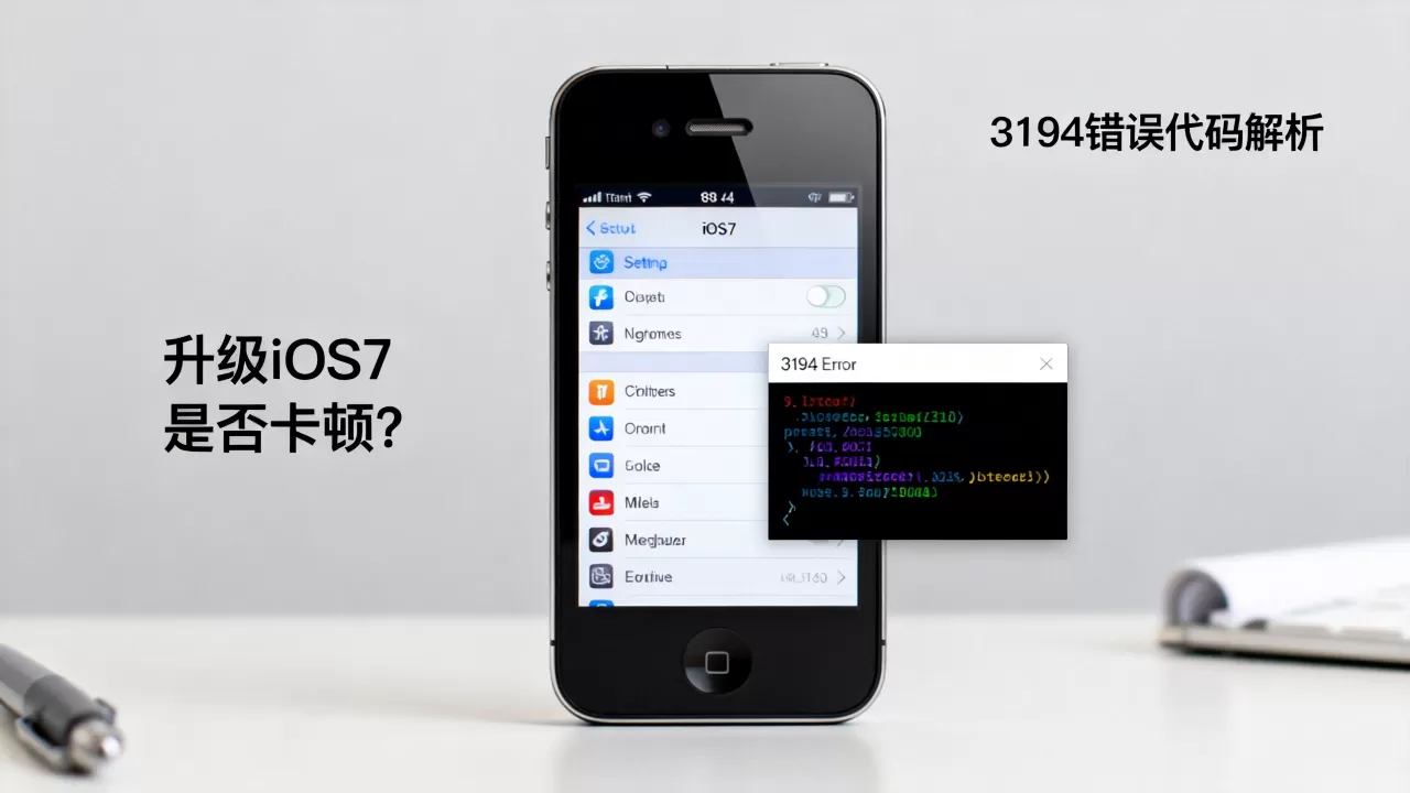 iphone4升级ios7卡吗，iphone4 ios7 3194