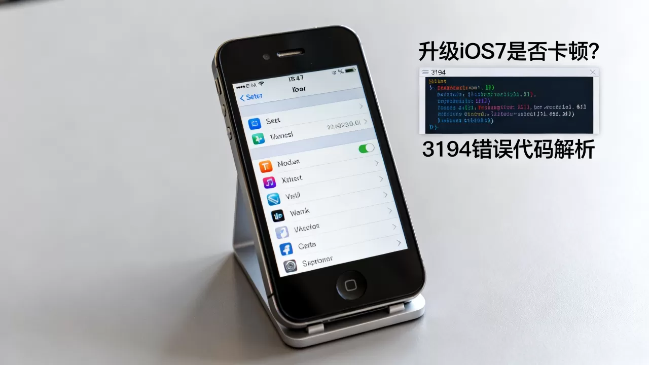 iphone4升级ios7卡吗，iphone4 ios7 3194
