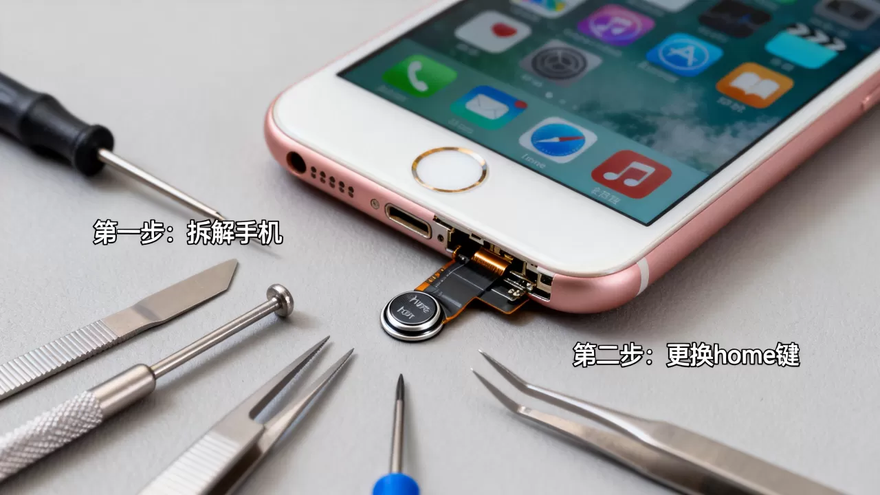 iphone6换home键指纹失灵怎么办，iphone6换home键