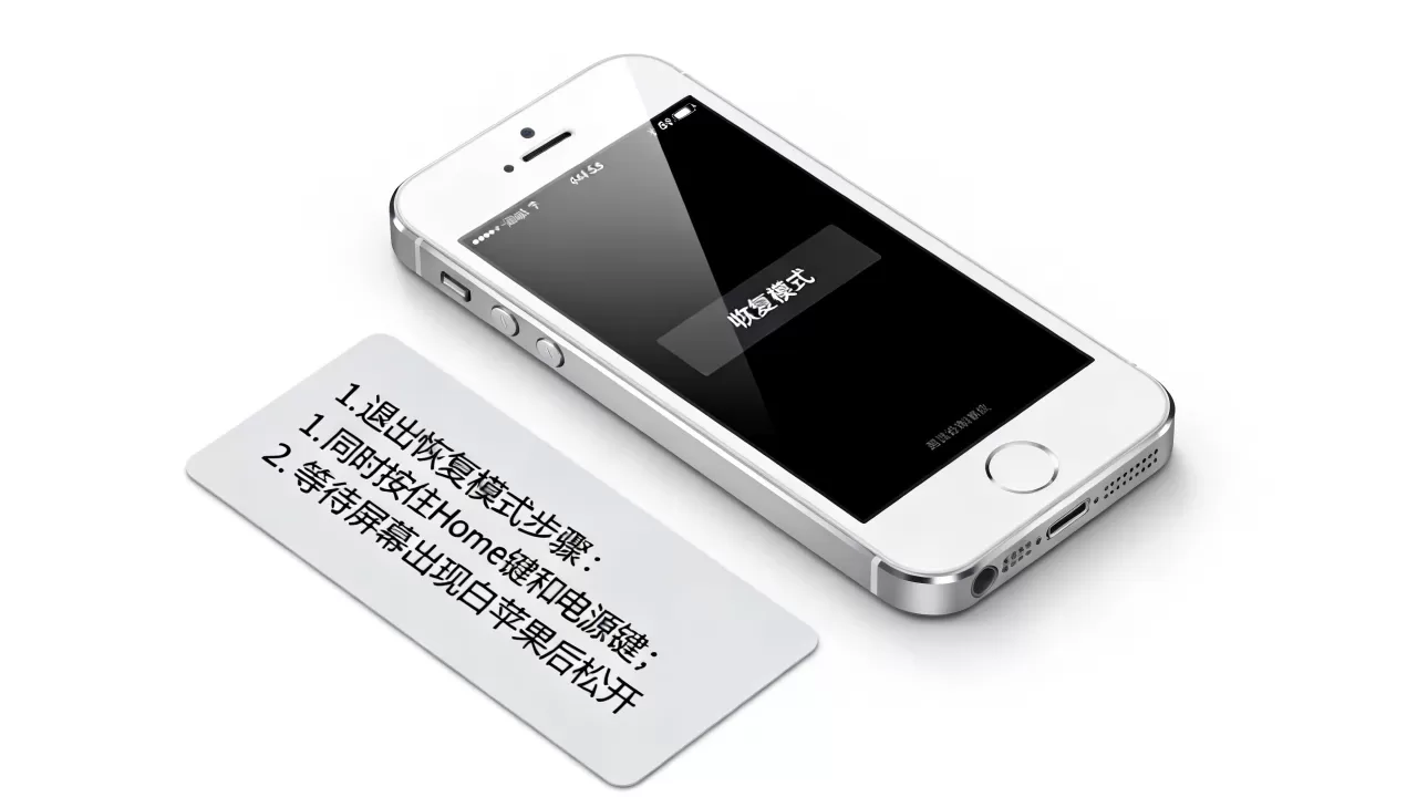 iphone5s退出恢复模式，iphone5s退出恢复模式怎么操作