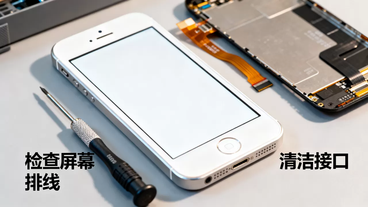 iphone5c白色屏幕怎么解决?iphone5c屏幕变白修复 iphone5c白色屏幕怎么解决?iphone5c屏幕变白修复