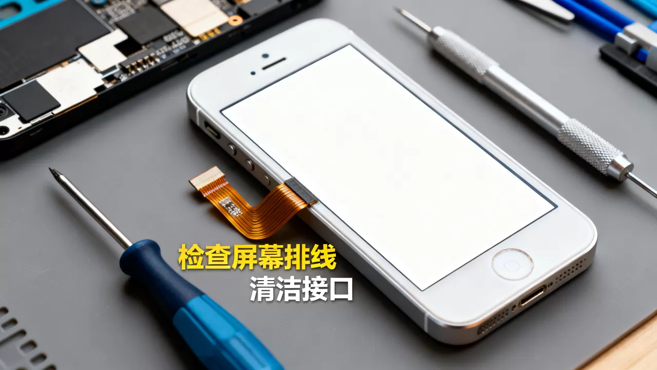 iphone5c白色屏幕怎么解决?iphone5c屏幕变白修复 iphone5c白色屏幕怎么解决?iphone5c屏幕变白修复