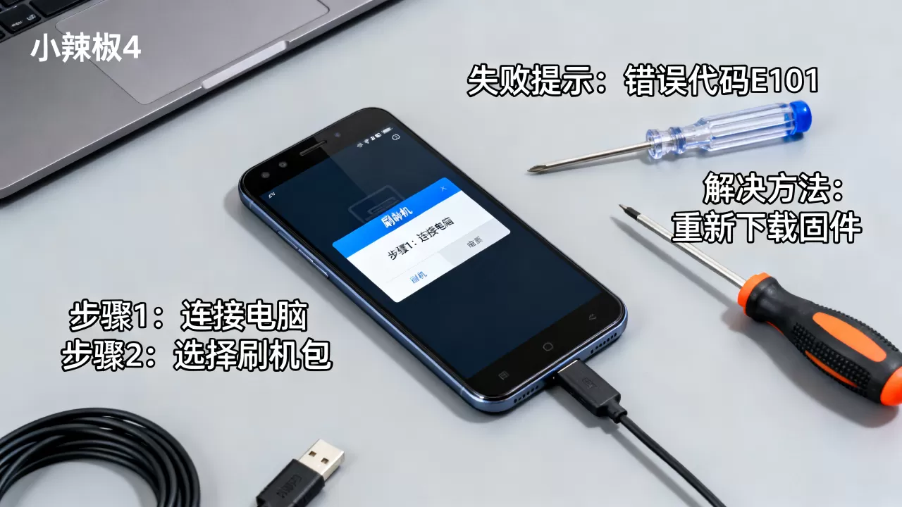 小辣椒4刷机教程，小辣椒4手机刷机失败怎么办