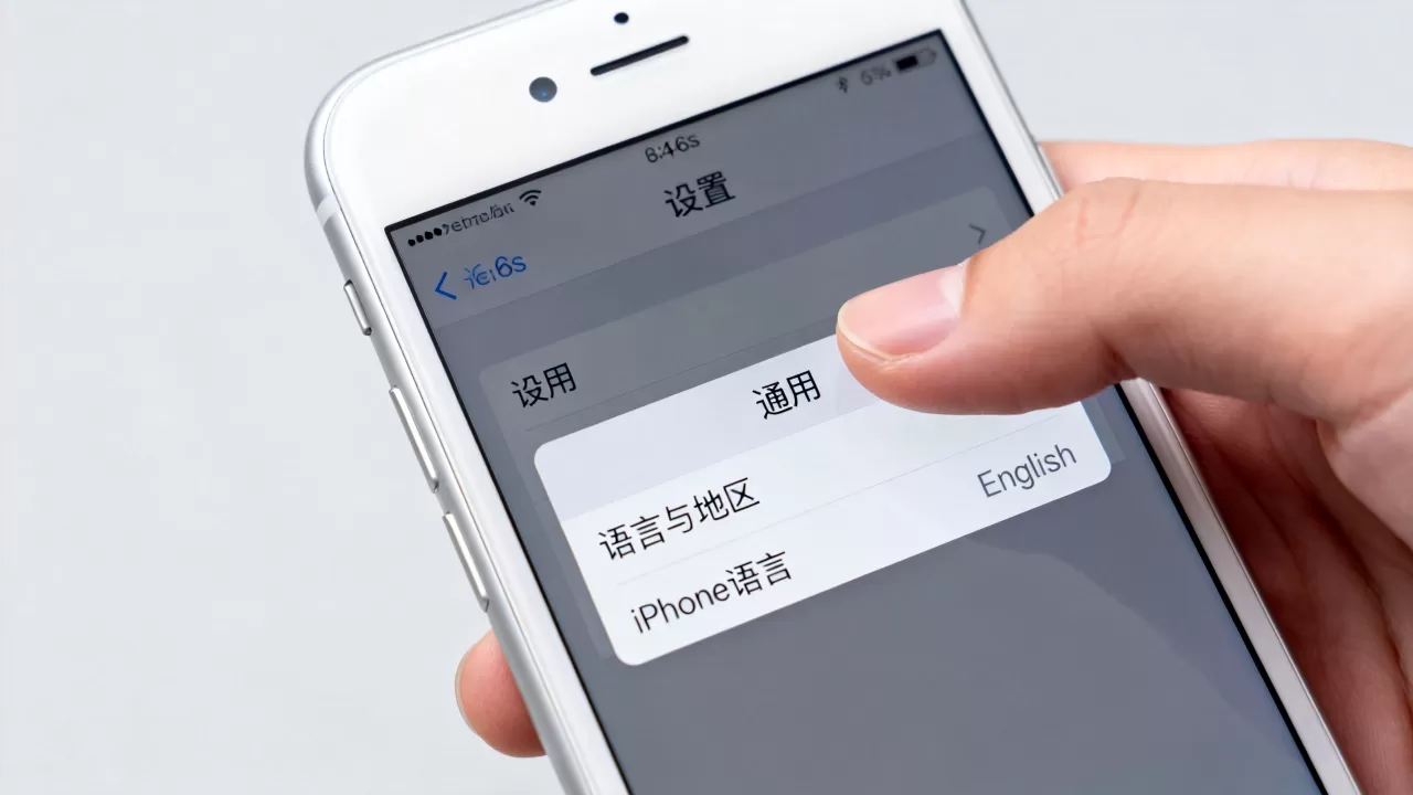 iphone6s app是英文怎么设置，iphone6s语言设置