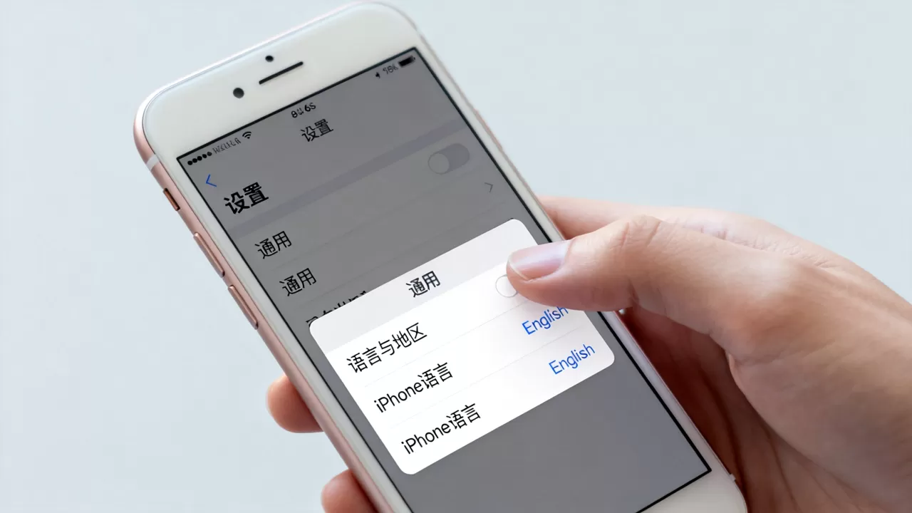 iphone6s app是英文怎么设置，iphone6s语言设置