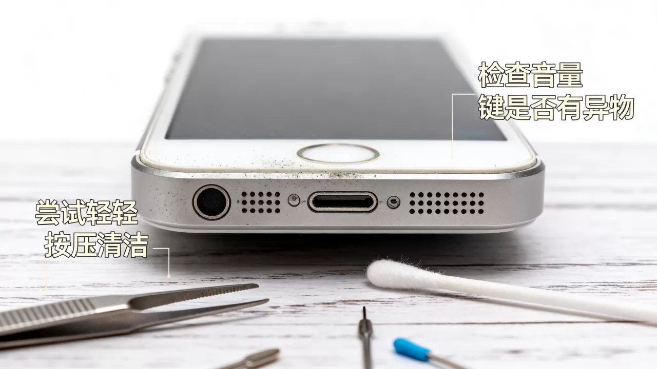 iPhone5s音量键失灵怎么办，iPhone5s音量键失灵
