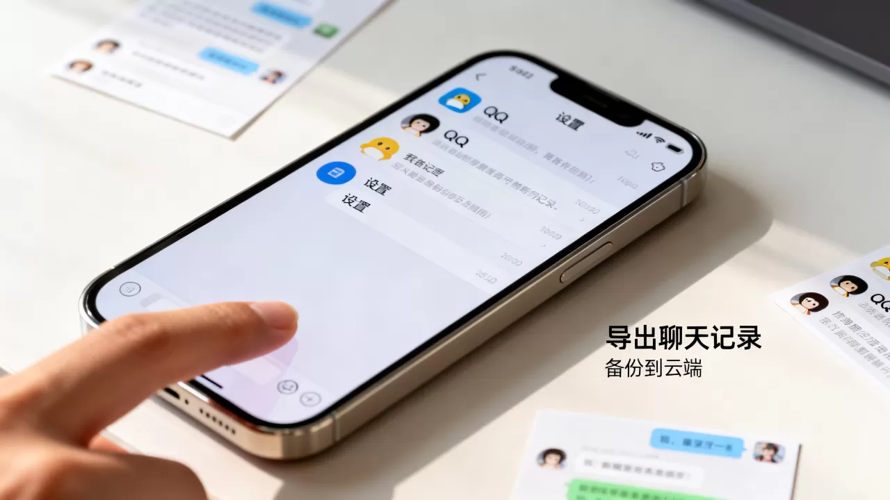 iPhone如何导出QQ聊天记录，苹果手机怎么备份QQ消息