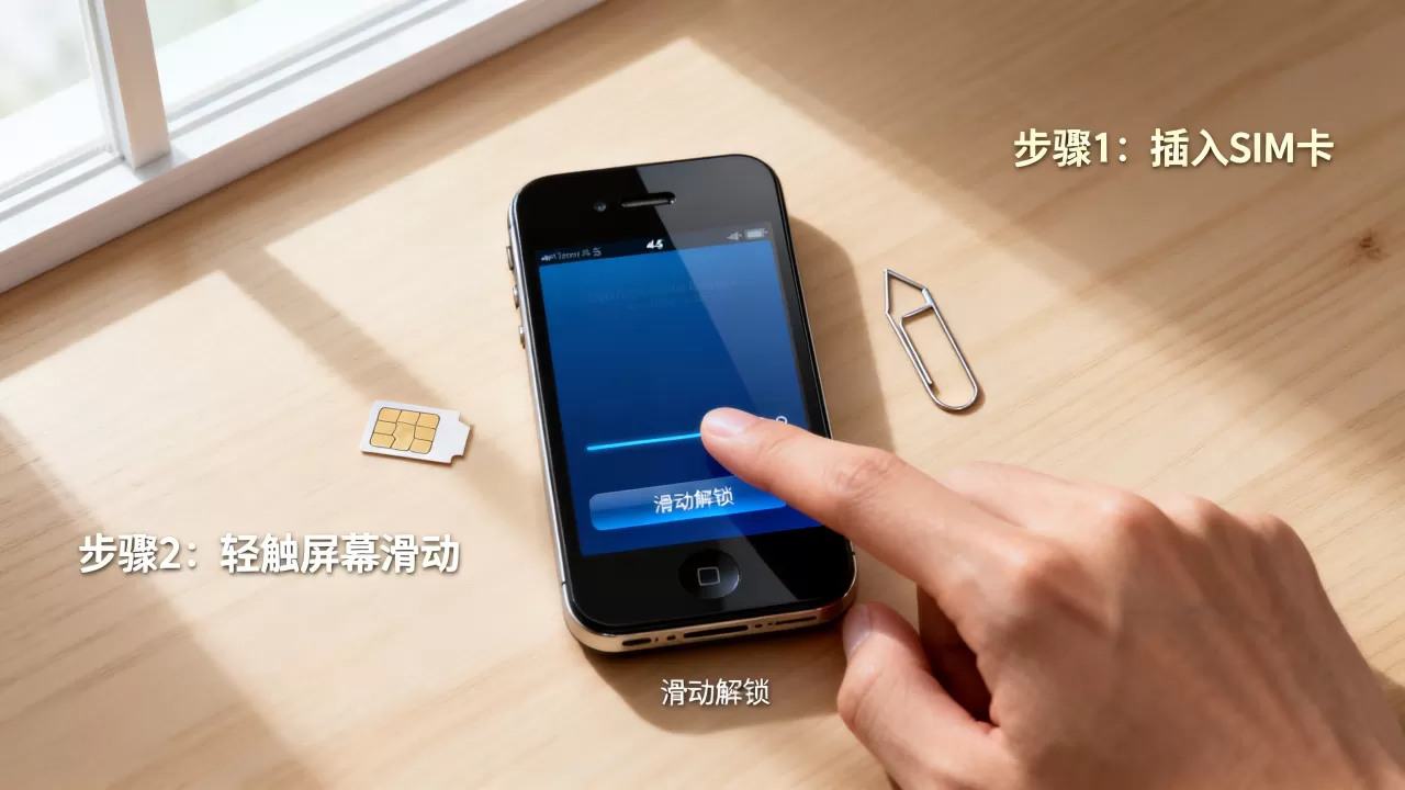 iphone4s如何解锁，iphone4s解锁教程