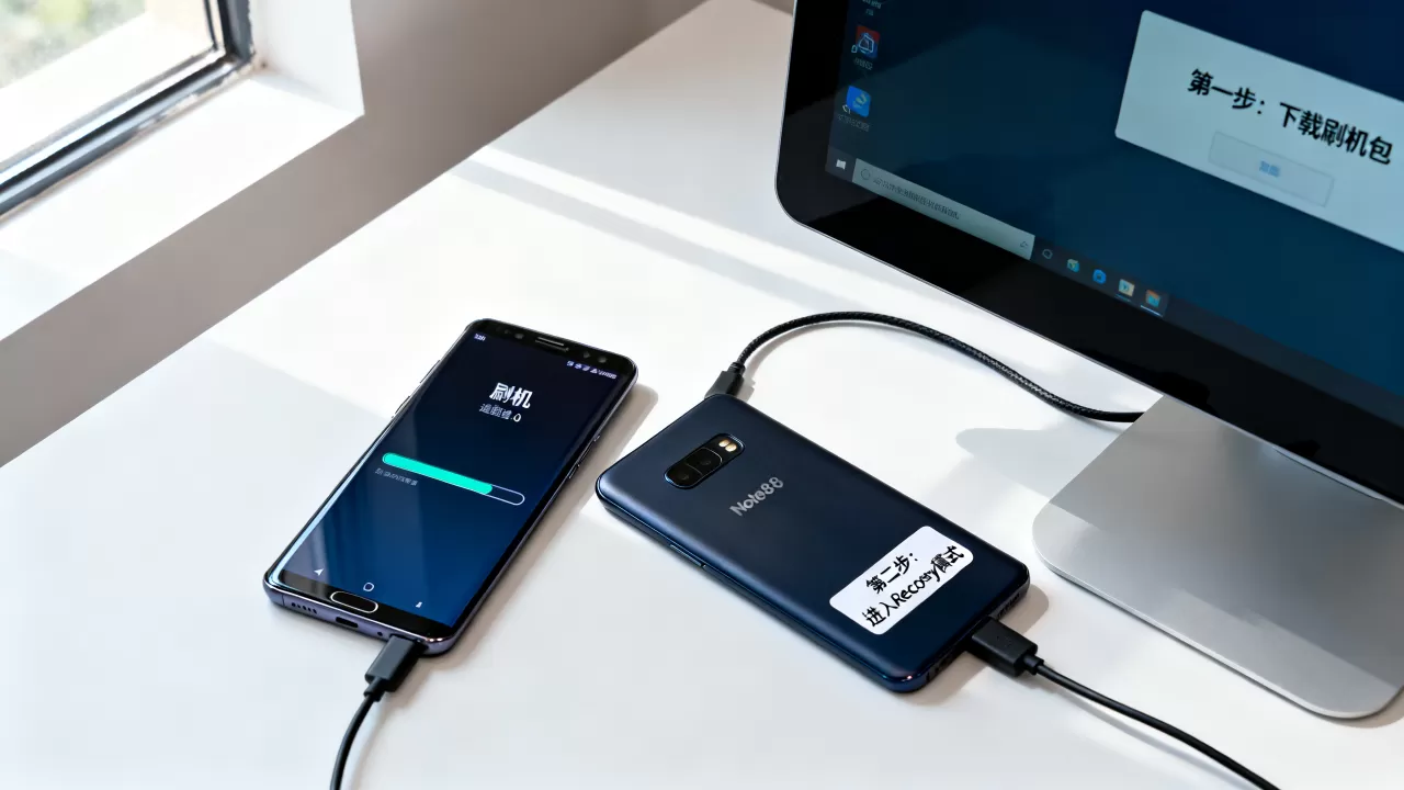 note8.0刷机教程，note8.0刷机