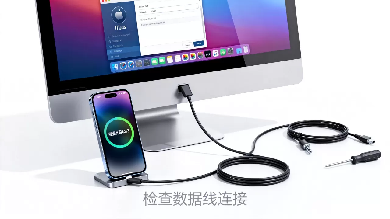 刷机发生错误4013，iPhone刷机出现4013错误代码怎么解决
