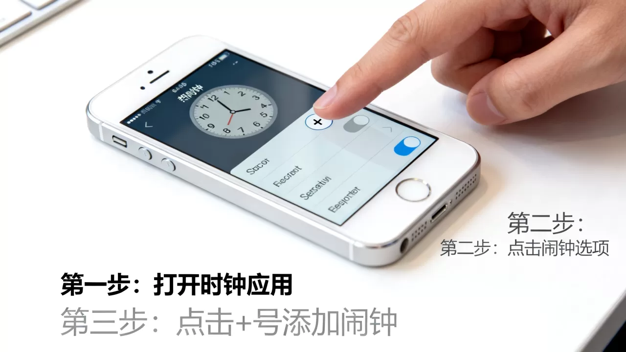 iphone5s怎么设置闹钟，iphone5s设置闹钟的具体步骤