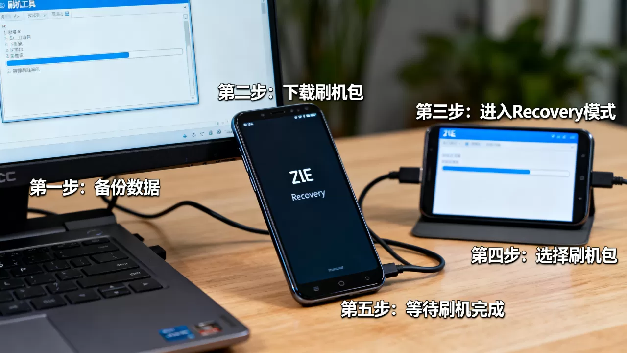 中兴手机刷机步骤教程，中兴手机刷机失败怎么办