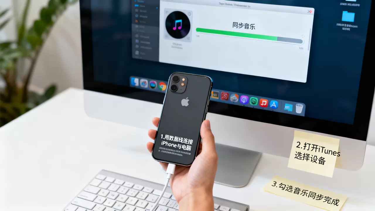 怎么把iphone音乐同步到itunes，iphone音乐同步到itunes教程