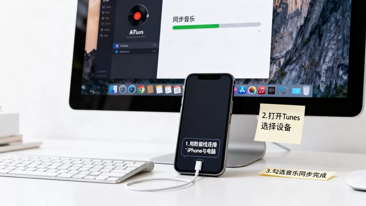 怎么把iphone音乐同步到itunes，iphone音乐同步到itunes教程