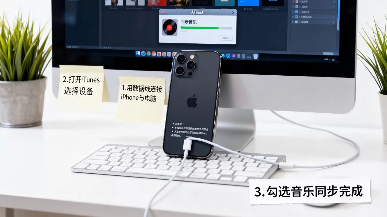 怎么把iphone音乐同步到itunes，iphone音乐同步到itunes教程