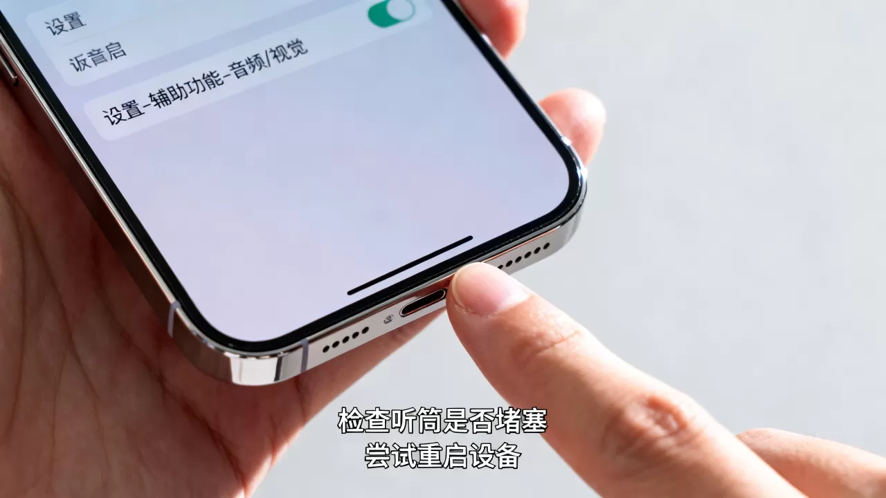 iphone听筒设置在哪里设置，iphone听筒没声音怎么办