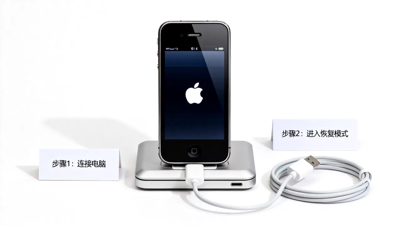 iphone4白苹果重启怎么办，iphone4白苹果重启解决方法