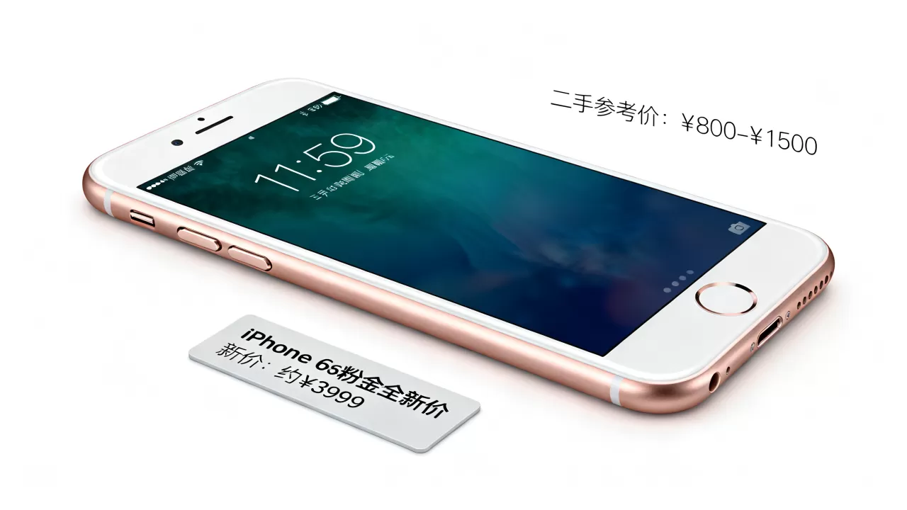 iphone6s粉金多少钱，iphone6s粉金二手价格