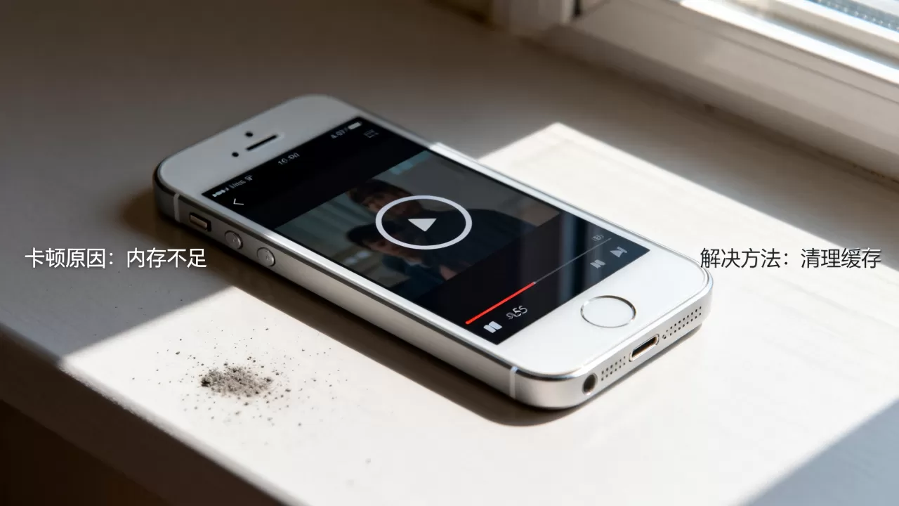 iphone5s看片卡顿怎么办，iphone5s看片