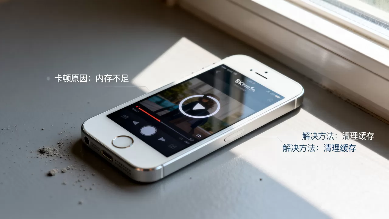 iphone5s看片卡顿怎么办，iphone5s看片