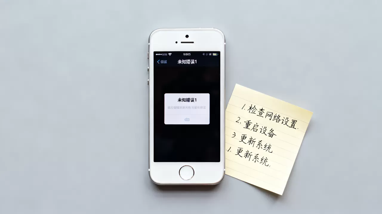 iphone5未知错误1怎么解决，iphone5报错原因