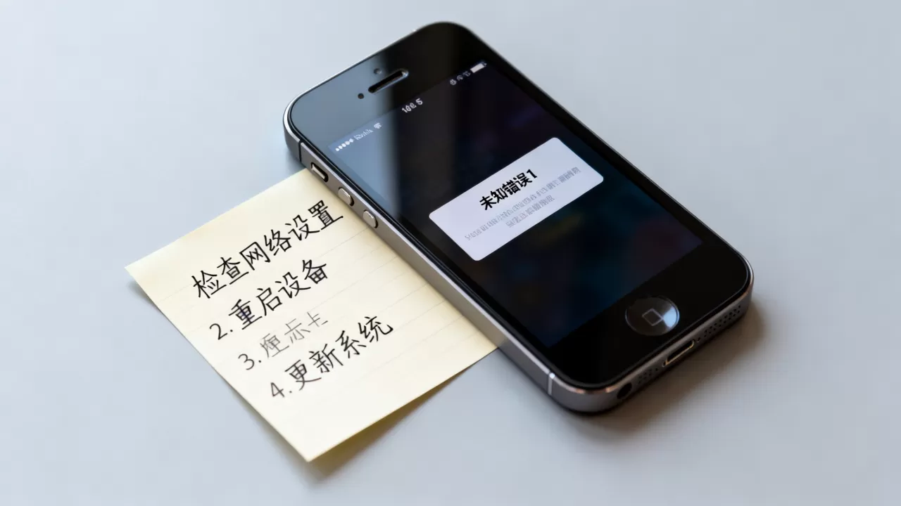 iphone5未知错误1怎么解决，iphone5报错原因