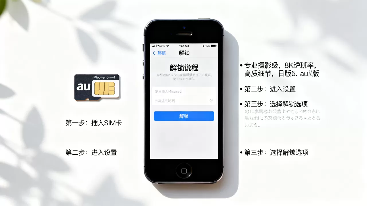 日版iphone5 au版，au版iphone5解锁教程