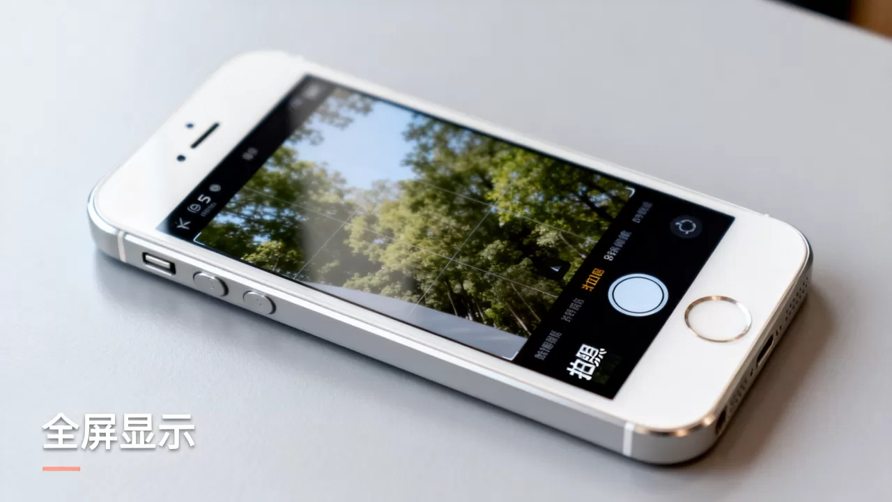 iphone5s拍照全屏显示吗，iphone5s拍照全屏