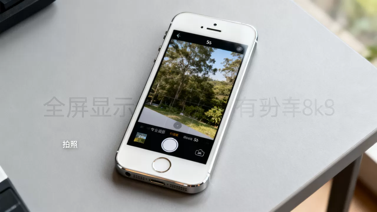 iphone5s拍照全屏显示吗，iphone5s拍照全屏