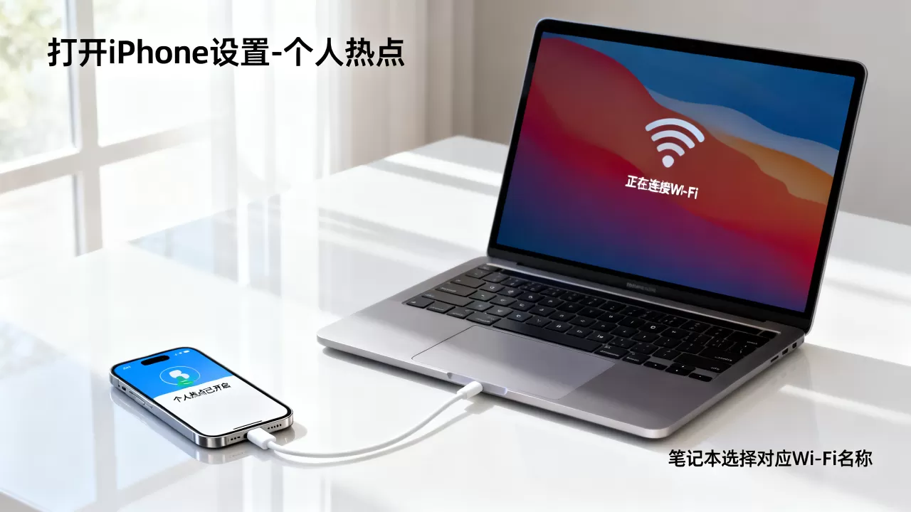 笔记本怎么通过iPhone上网?iPhone共享网络给笔记本教程 笔记本怎么通过iPhone上网?iPhone共享网络给笔记本教程