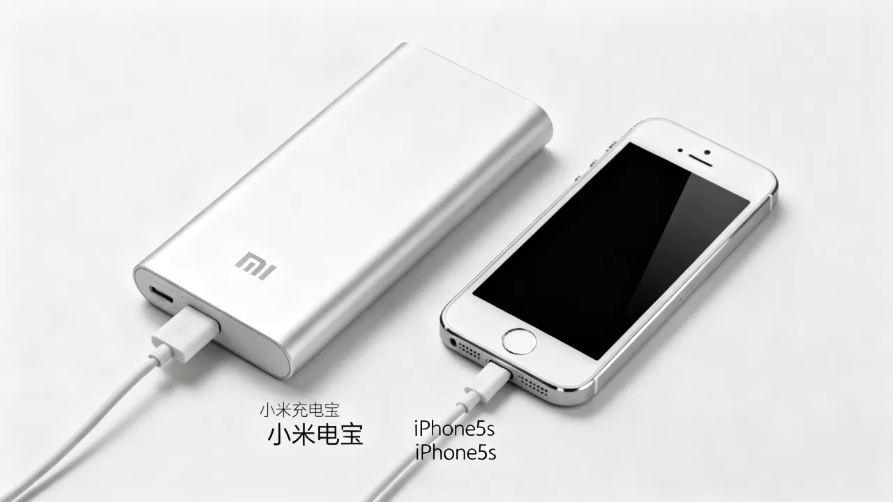 小米电源能给iphone5s充电吗，小米充电宝