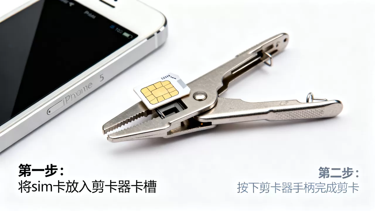 iphone5剪卡器怎么剪，iphone5剪卡器