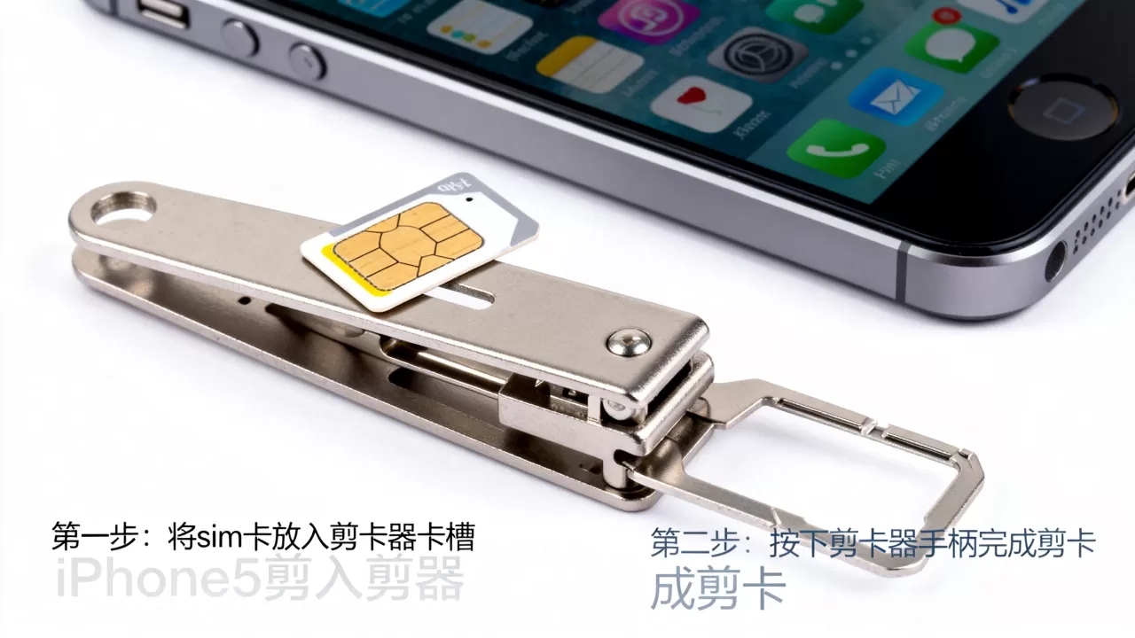 iphone5剪卡器怎么剪，iphone5剪卡器