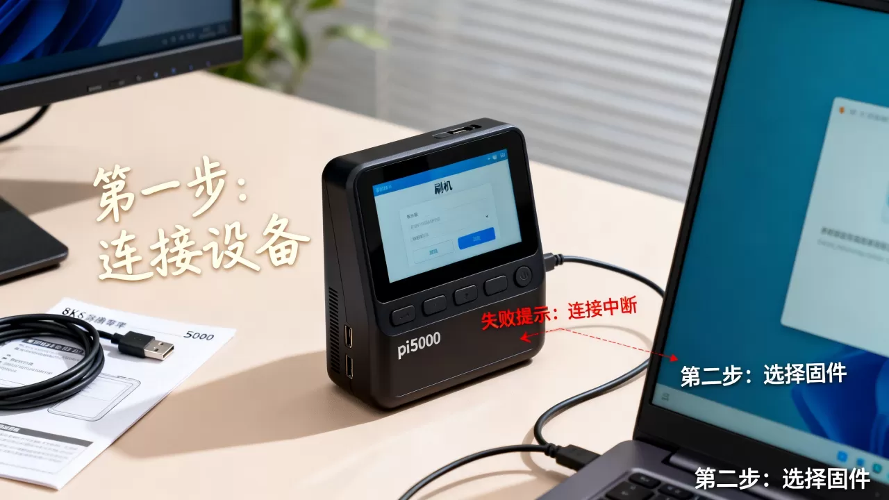 pi5000刷机教程，pi5000刷机失败怎么办