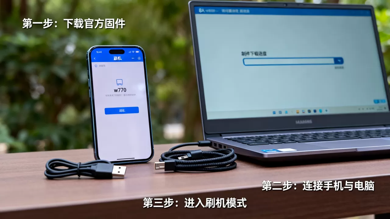 w770刷机教程，w770刷机失败怎么办