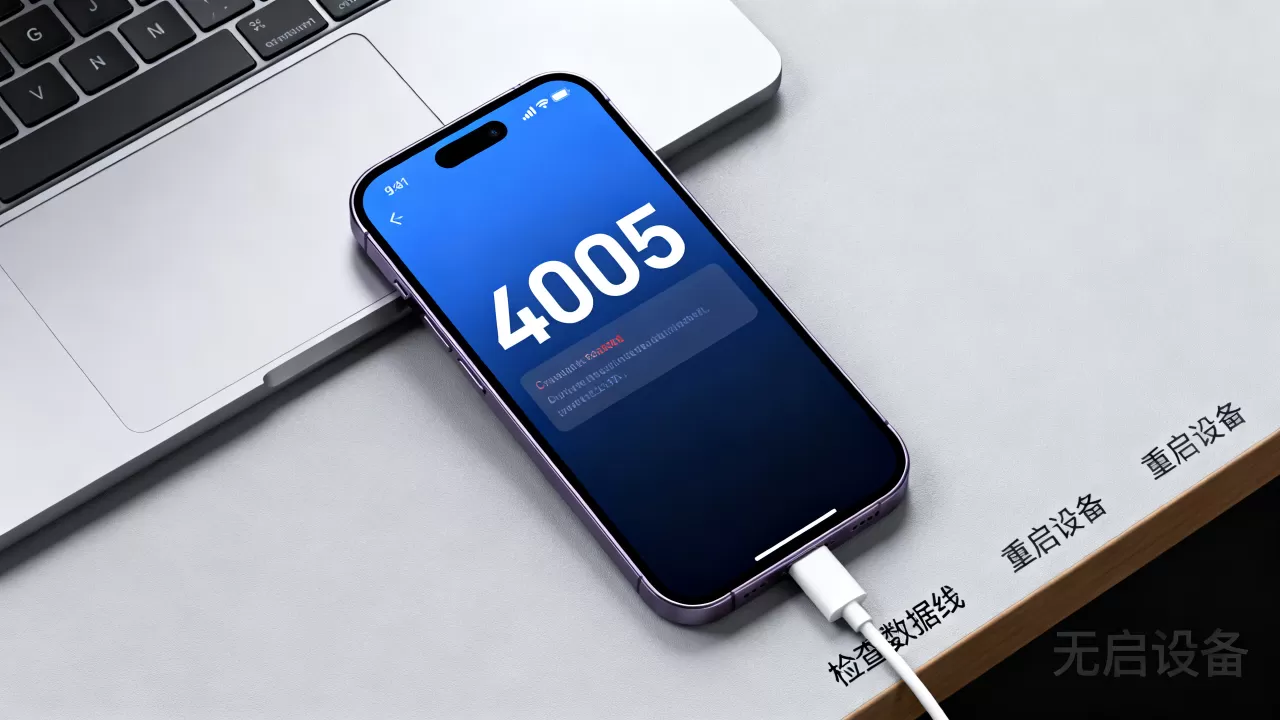 iphone刷机4005错误怎么办，iphone刷机4005错误