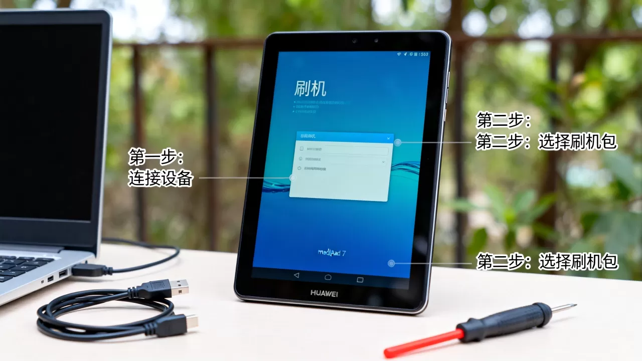 华为mediapad 7刷机教程，华为平板7怎么刷机