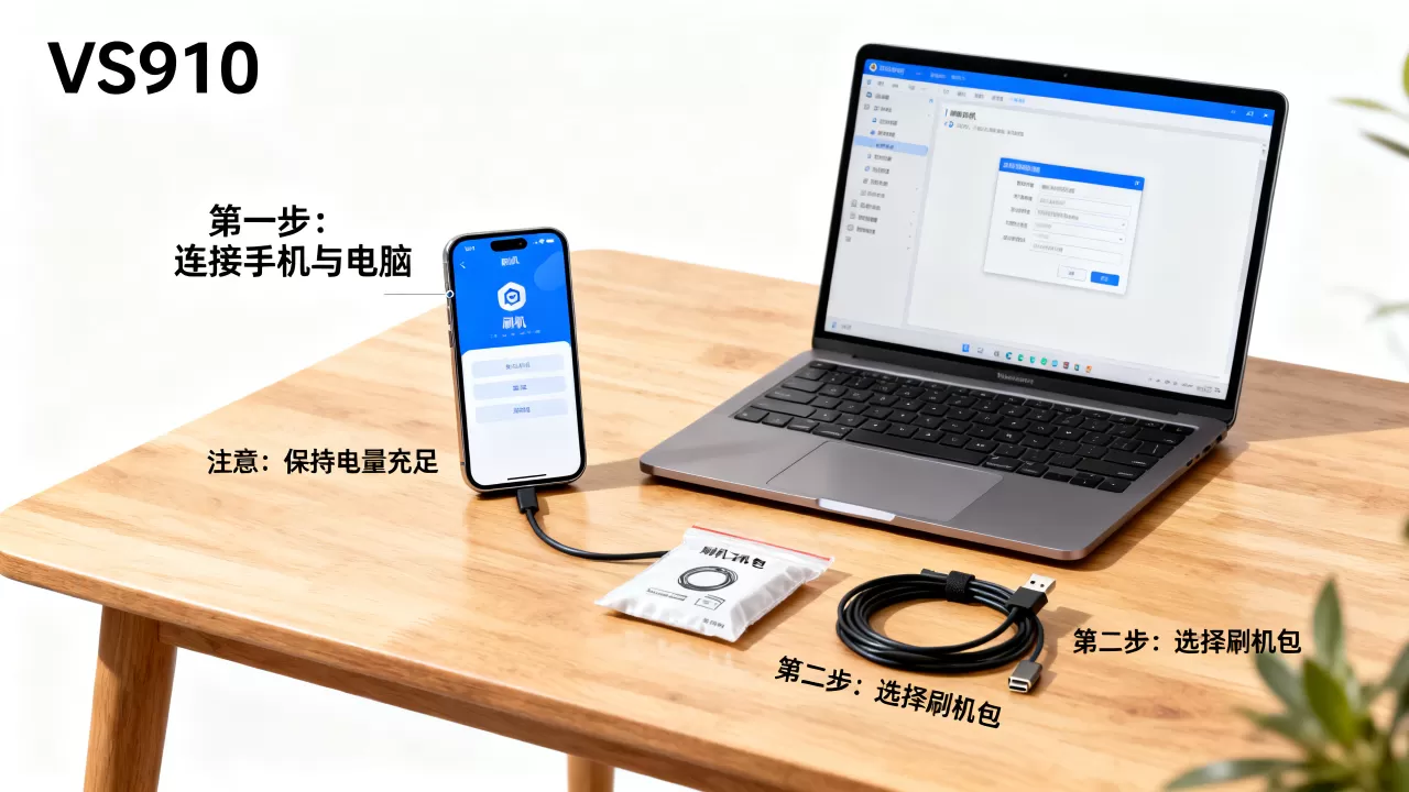 vs910刷机教程，vs910刷机失败怎么办