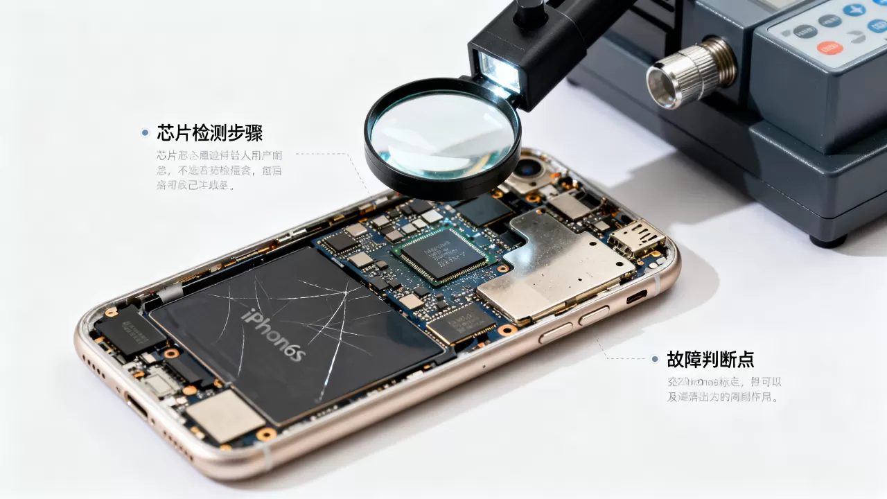 iphone6s芯片检测，iphone6s芯片坏了怎么检测