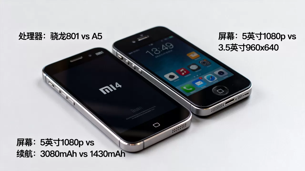 小米4和iPhone 4s哪个更值得购买，小米4和iPhone 4s对比