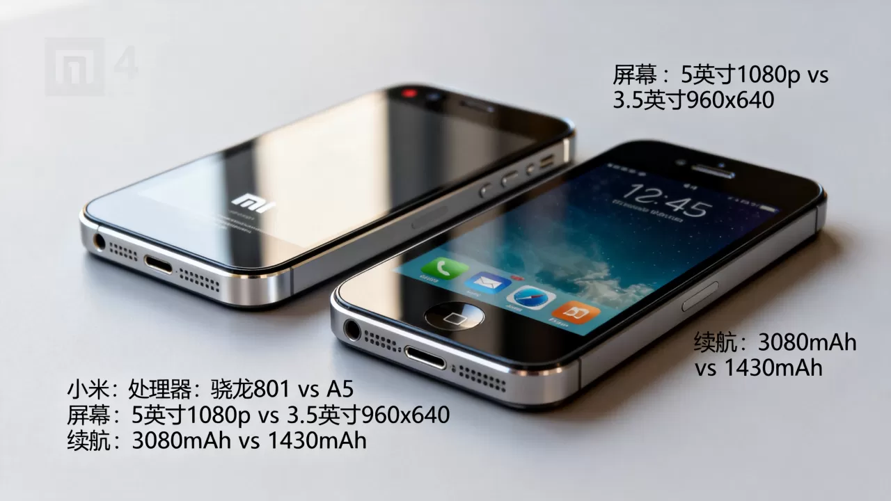 小米4和iPhone 4s哪个更值得购买，小米4和iPhone 4s对比