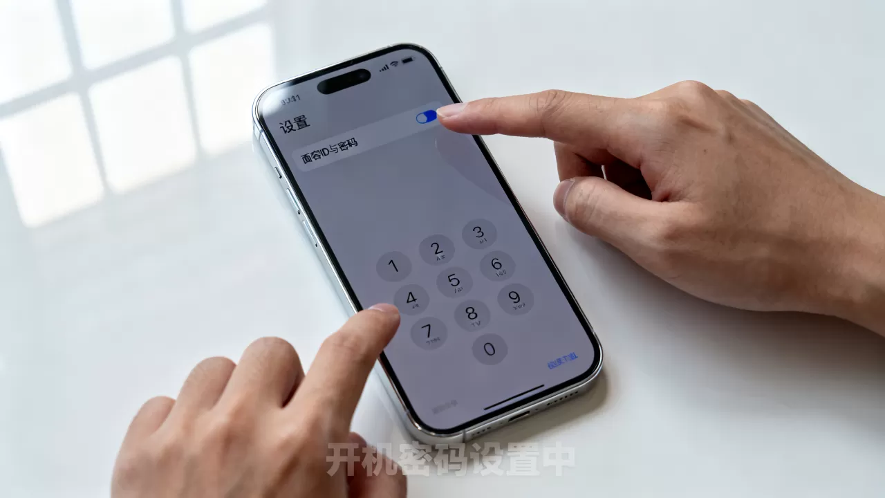 iphone怎么设置开机密码，苹果锁屏密码怎么设置