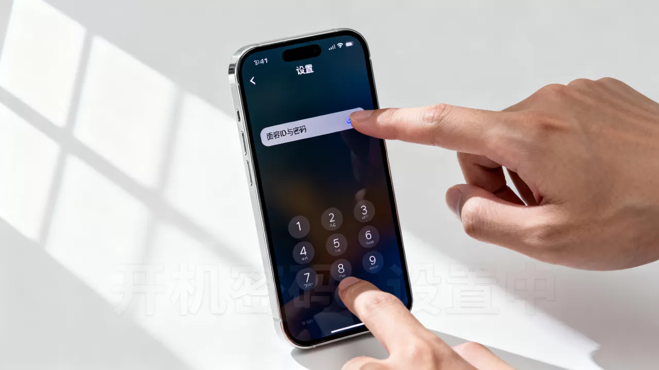 iphone怎么设置开机密码，苹果锁屏密码怎么设置