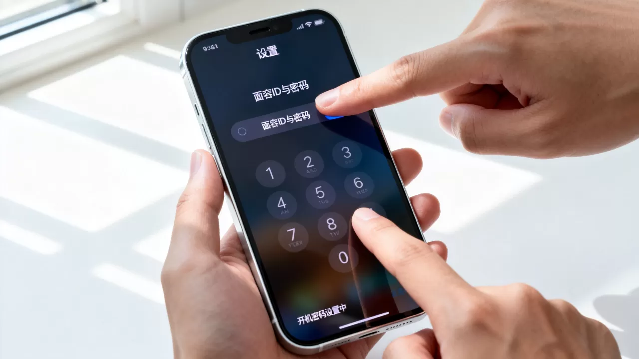 iphone怎么设置开机密码，苹果锁屏密码怎么设置