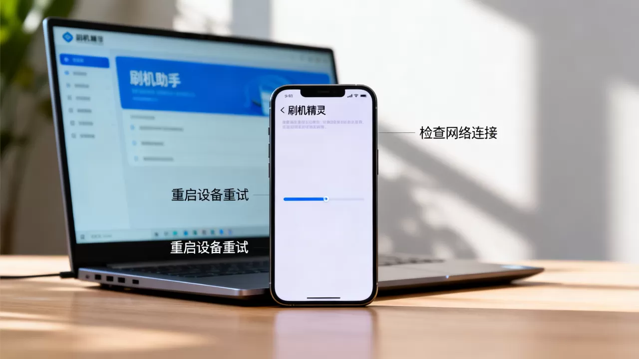 刷机精灵卡住不动怎么办，刷机精灵卡死